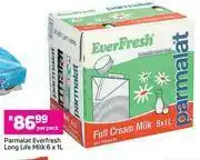 Game Parmalat Everfresh Long Life Milk-6 x 1L offer