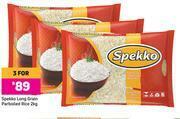 Game Spekko Long Grain Parboiled Rice-For 3 x 2Kg offer