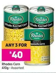 Game Rhodes Corn Assorted-For Any 3 x 410g offer