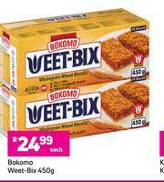 Game Bokomo Weet-Bix-450g Each offer