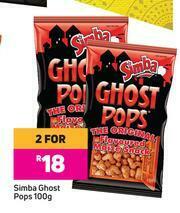 Game Simba Ghost Pops-For 2 x 100g offer