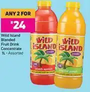 Game Wild Island Blended Fruit Drink Concentrate Assorted-For Any 2 x 1L offer