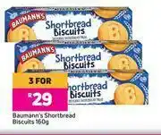 Game Baumann's Shortbread Biscuits-For 3 x 160g offer