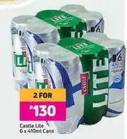 Game Castle Lite Cans-For 2 x 6 x 410ml offer