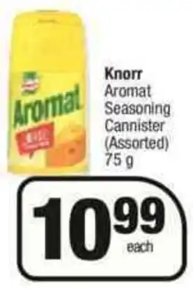 Spar Knorr Aromat Seasoning Cannister 75g offer