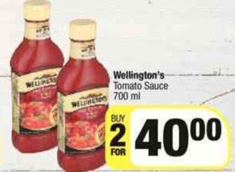 Spar Wellington's Tomato Sauce 700ml offer