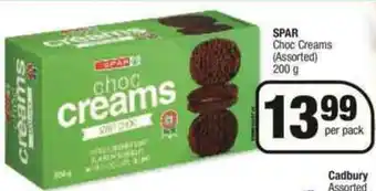 Spar Spar Choc Cream 200g offer