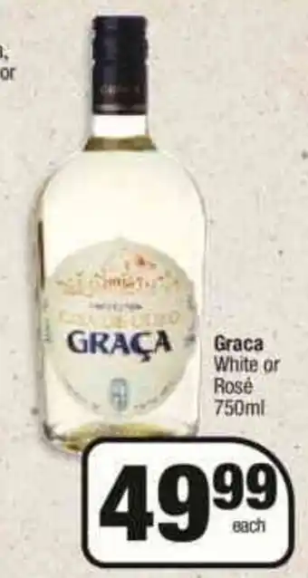 Spar Graça White or Rosé 750ml offer