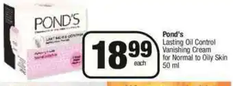 Spar Ponds Lasting Oil Control 50ml offer