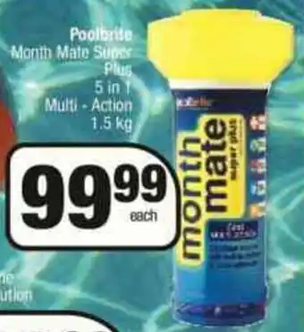 Poolbrite Month Mate Super Plus 5 in 1 Multi-Action 1,5kg