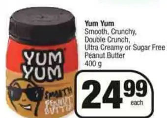 Spar Yum Yum Peanut Butter 400g offer