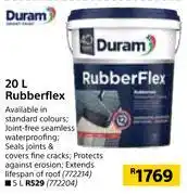 Builders Warehouse Duram rubberflex-20l offer