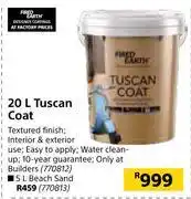 Builders Warehouse Fired earth granular coat-20l offer