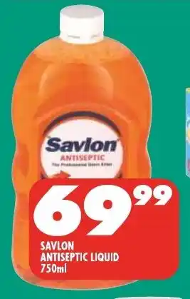Shoprite SAVLON ANTISEPTIC LIQUID 750ml offer