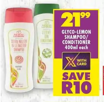 GLYCO-LEMON SHAMPOO/ CONDITIONER 400ml each
