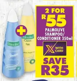 Shoprite PALMOLIVE SHAMPOO/CONDITIONER 350ml offer
