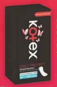 Shoprite KOTEX Daily Protect Normal/ Scented Pantyliners 40 per pack offer