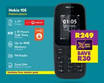 Shoprite Nokia 105 Feature phone offer