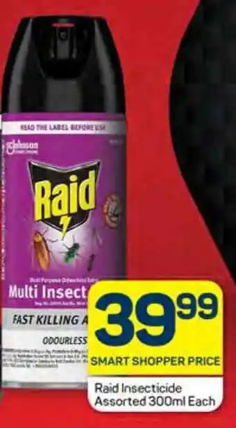 Raid Insecticide Assorted 300ml Each