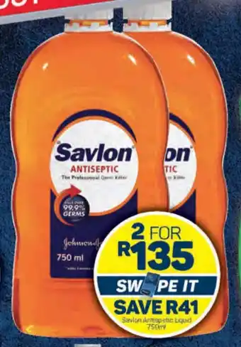 Pick n Pay Savlon Antiseptic Liquid 750ml offer