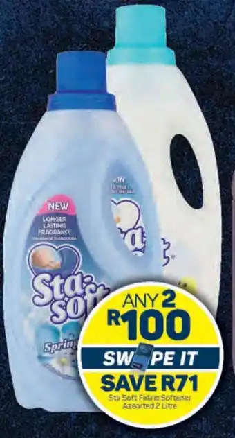 Pick n Pay Sta Soft Fabric Softener Assorted 2 Liter offer