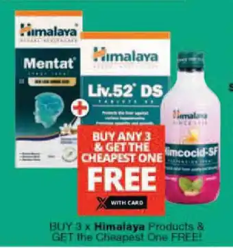 Checkers BUY 3 x Himalaya Products & GET the Cheapest One FREE offer