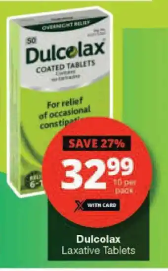 Checkers Dulcolax Laxative Tablets offer