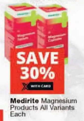 Medirite Magnesium Products All Variants Each