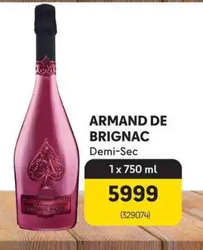 Makro ARMAND DE BRIGNAC Demi-Sec offer