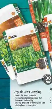 Builders Warehouse Garden Master Organic Lawn Dressing 30dm3-Each offer