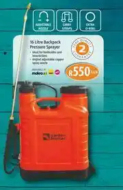 Builders Warehouse Garden Master 16Ltr Backpack Pressure Sprayer-Each offer