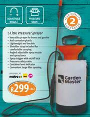 Builders Warehouse Garden Master 5Ltr Pressure Sprayer offer