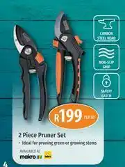Builders Warehouse Garden Master 2 Piece Pruner Set-Per Set offer