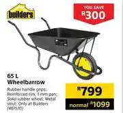 Builders Warehouse Builders 65l wheelbarrow offer