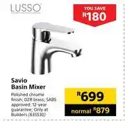 Builders Warehouse Lusso savio basin mixer offer