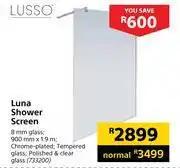 Builders Warehouse Lusso luna shower screen offer