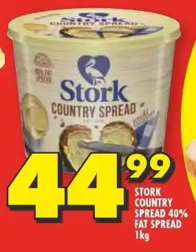 Shoprite STORK COUNTRY SPREAD 40% FAT SPREAD 1kg offer