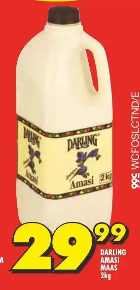 Shoprite DARLING AMASI MAAS 2kg offer
