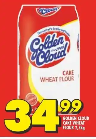 Shoprite GOLDEN CLOUD CAKE WHEAT FLOUR 2.5kg offer