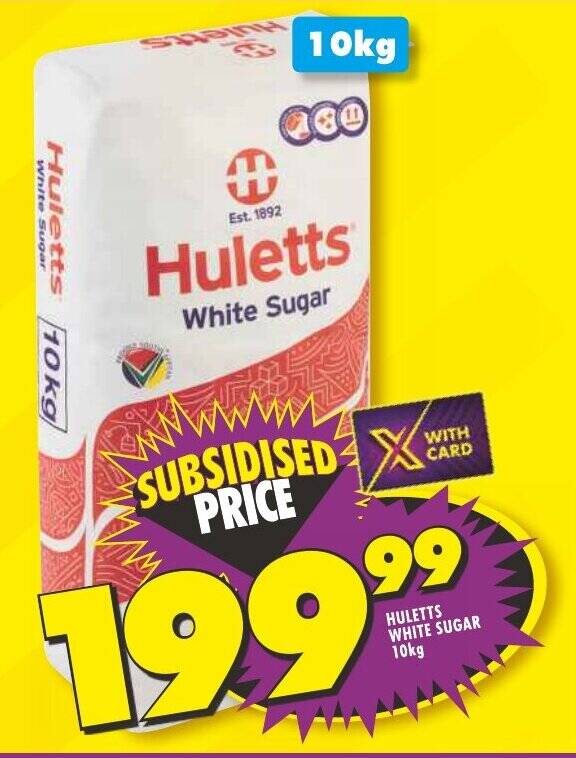 Huletts White Sugar 10kg Offer At Shoprite