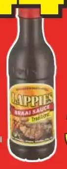 Shoprite LAPPIES TRADITIONAL BRAAI MARINADE 750ml offer