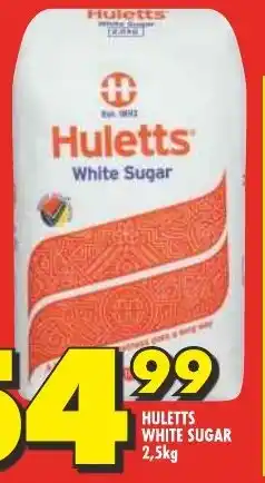 Shoprite HULETTS WHITE SUGAR 2,5kg offer