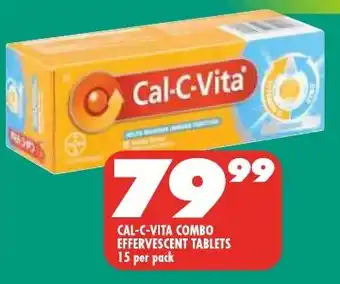 Shoprite CAL-C-VITA COMBO EFFERVESCENT TABLETS 15 per pack offer