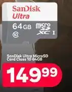 PEP Sandisk ultra micro sd card class 10 64gb offer