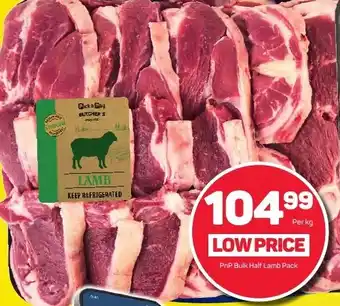 Pick n Pay PnP Bulk Half Lamb Pack offer