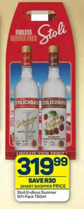 Stoli Endless Summer Gift Pack 750ml