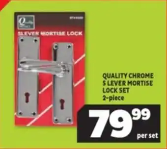 Usave QUALITY CHROME 5 LEVER MORTISE LOCK SET 2-piece offer