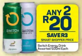 Pick n Pay Switch Energy Drink Assorted 500ml Each offer