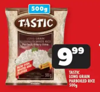 Usave TASTIC LONG GRAIN PARBOILED RICE 500g offer