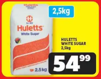 Usave HULETTS WHITE SUGAR 2,5kg offer